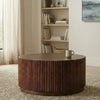 Sierra Round Natural Finish Coffee Table