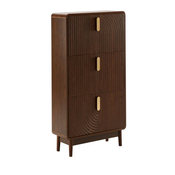 Silkeborg Solid Wood 3- Tier Shoe Cabinet