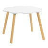 Snow White Kids' 2 Seater Cloud Table & Star Chair Set