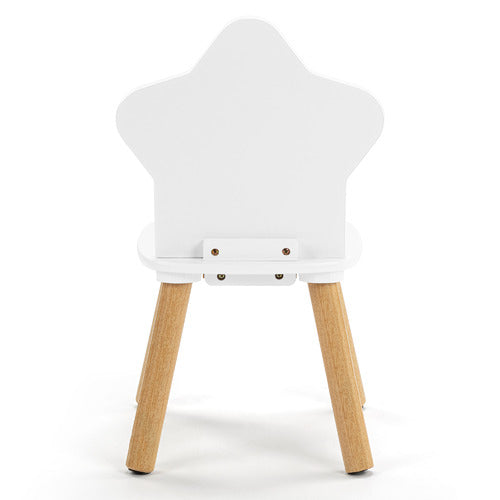 Snow White Kids' 2 Seater Cloud Table & Star Chair Set