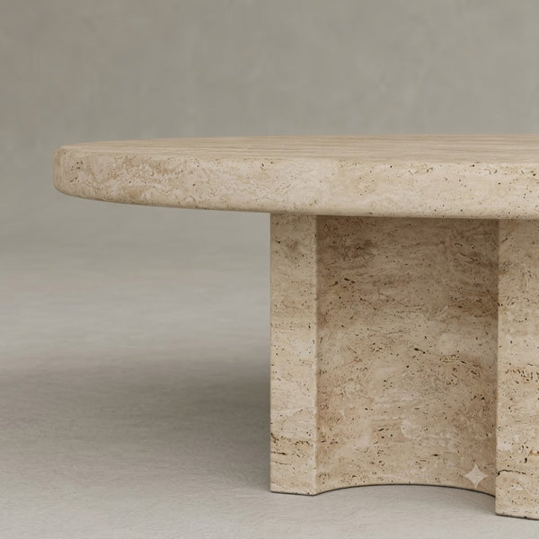 Solar Round Marble Coffee Table