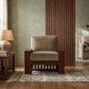 Sopron Solid Wood Velvet Sofa