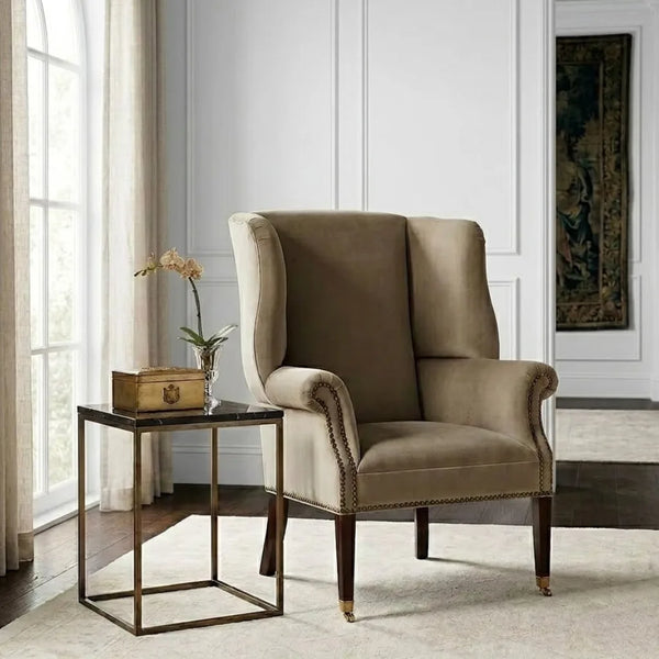 Stavanger Solid Wood Fabric Sofa