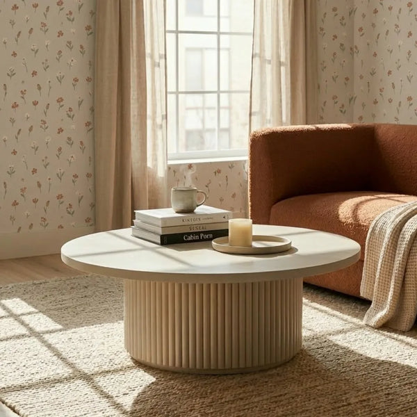 Stawell RoundAcacia Wood Coffee Table