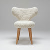 Stilfontein Solid Wood Curved Wing Chair With Fabric