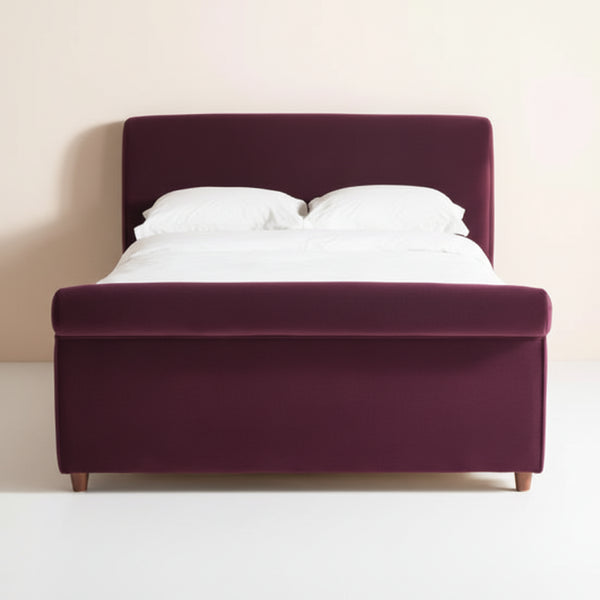 Stockholm Luxury Velvet Upholstered Bed- All Sizes
