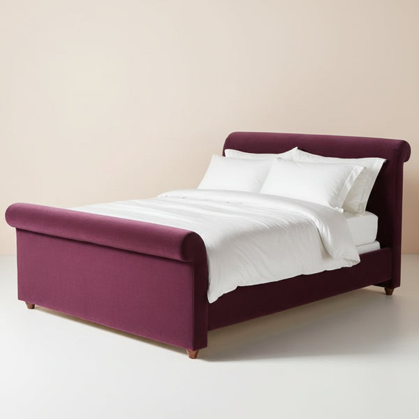 Stockholm Luxury Velvet Upholstered Bed- All Sizes