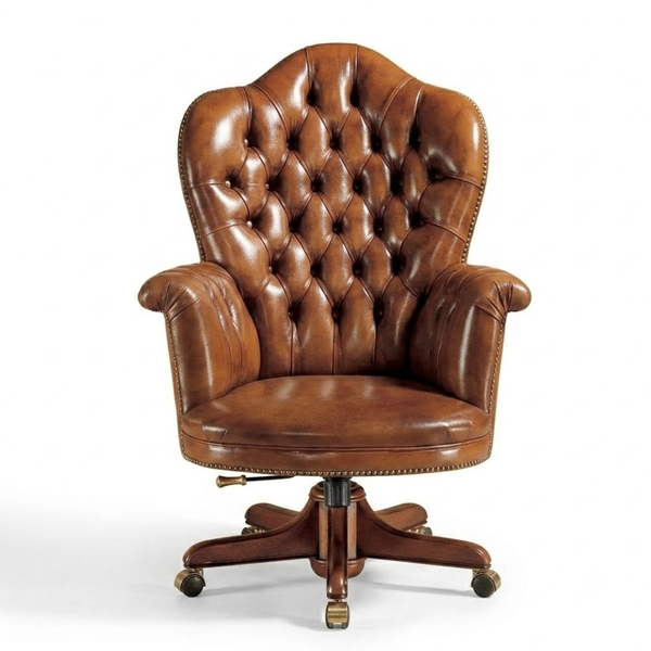Stockport Leatherette Revolving Executive Chair