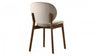 Modern Solid Wood Dining Chair With Fabric