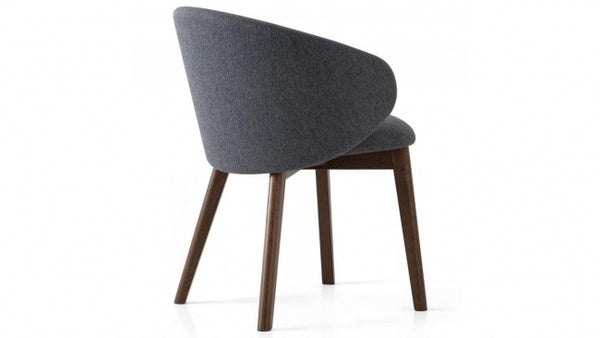 Modern Solid Wood With Fabric Dining Chair