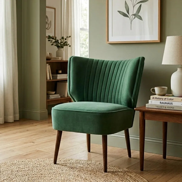 Stutterheim sheesham Wood and Fabric Lounge Chair