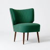 Stutterheim sheesham Wood and Fabric Lounge Chair