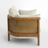 Sydney Rattan Armchair Linen Flax
