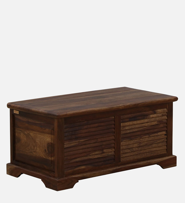 Classic Sheesham Wood Trunk in Provincial Teak