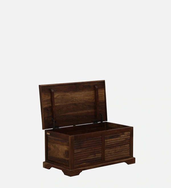 Classic Sheesham Wood Trunk in Provincial Teak