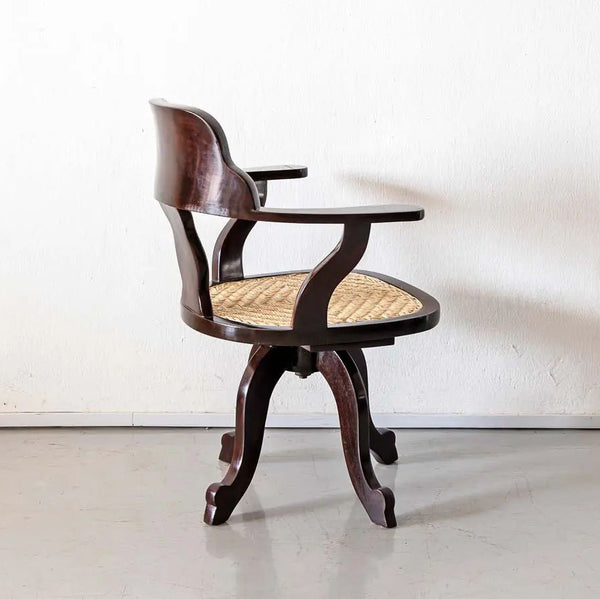Taigum Traditional Classic Rattan Desk Chair