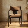 Tamborine Solid Wood Curved Arm Chair