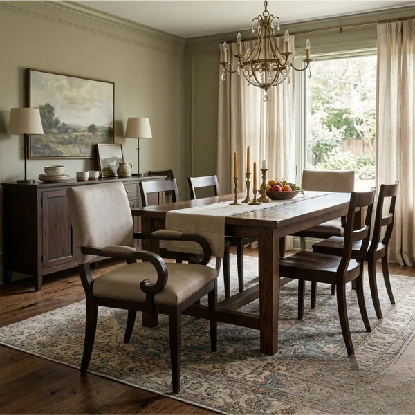 Tampere Backrest Velvet Dining Chair