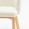 Tarija Solid Wood & Boucle Fabric Dining Chair