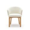 Tarija Solid Wood & Boucle Fabric Dining Chair