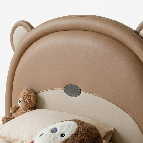 Teddy Tinker Leather Soft Padded Bed