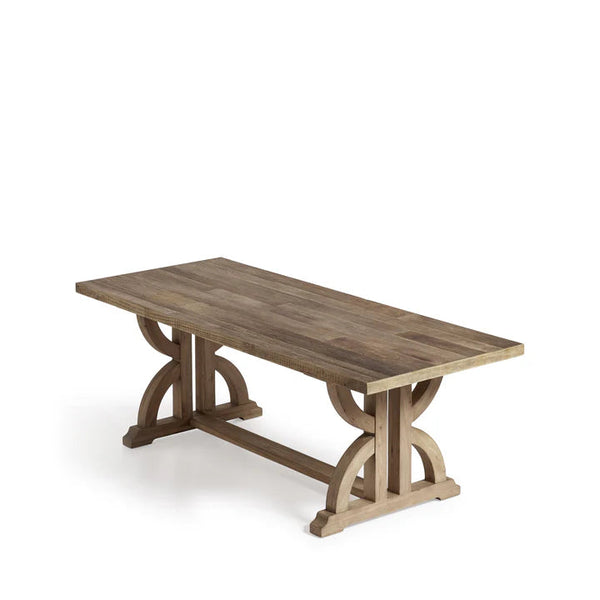 Temps Hourglass Wooden 6 Seater Dining Table