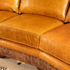 Lucerne Curved Leather Sofa