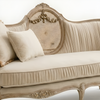 Thionville Solid Wood French Style Rattan 3 Seater Sofa