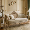 Thionville Teak Wood Rattan 3 Seater Sofa
