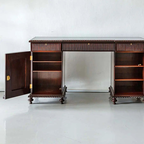 Thorne Carved Rosewood Study Table