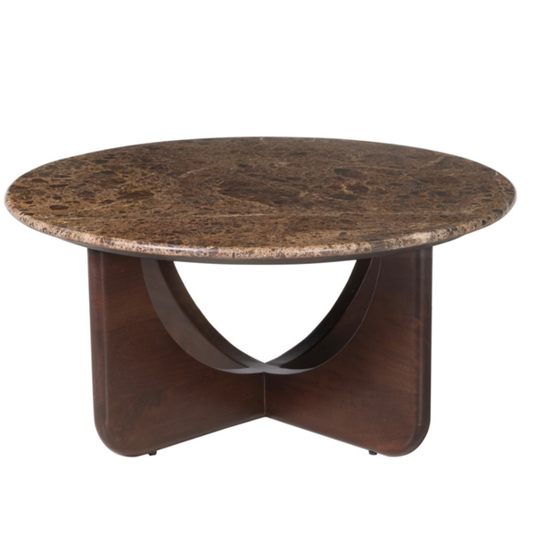 Timehri solid Wood & Marble Coffee Table