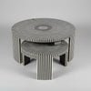 Toluca Bone Inlay Nesting Coffee Table Monochrome