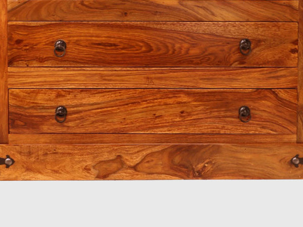 Modern Torpedo Classsy Sheesham Wood Brown Bookcase