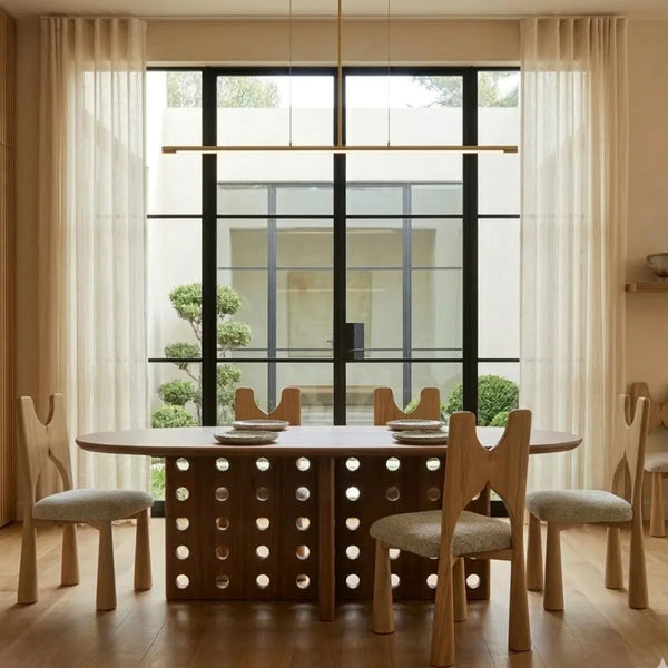 Tranqline Solid Wood Dining Table Set - All Sizes