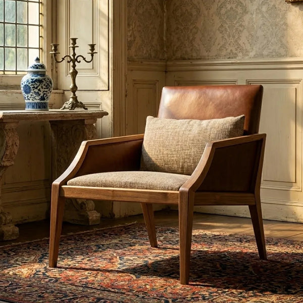 Traralgon Solid wood armchair with armrests