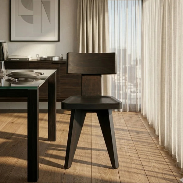 Triabunna Solid Acacia Wood Dining Chair
