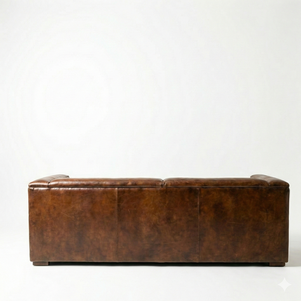 Trieste Architect Leather Sofa