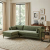 Tumbes Solid Wood Velvet Sectional Sofa