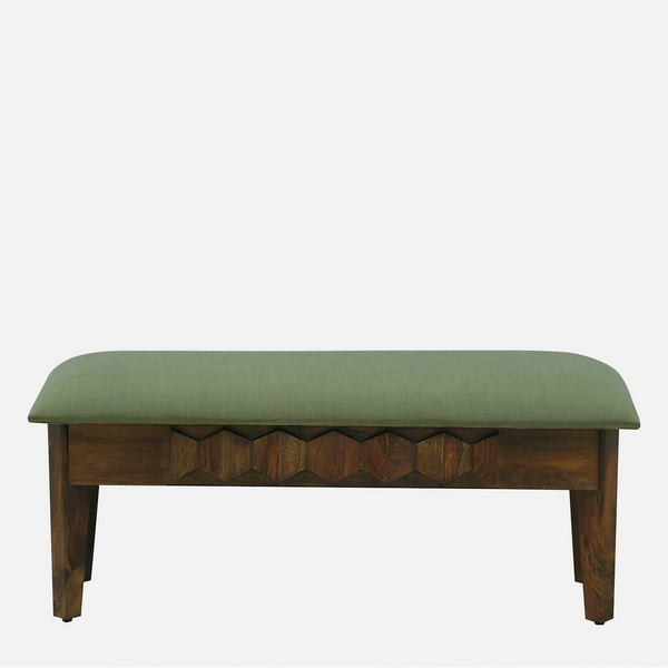 Turffontein 2 Seater Bench In Provincial Teak Finish