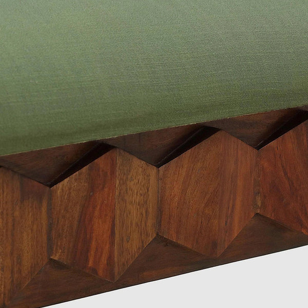 Turffontein 2 Seater Bench In Provincial Teak Finish
