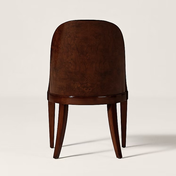 Turku Backrest Leather Dining Chair