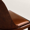 Turku Backrest Leather Dining Chair
