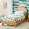 Twilight Rattan Kids Bed In Natural Finish