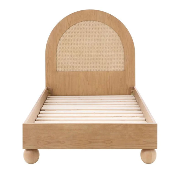 Twilight Rattan Kids Bed In Natural Finish