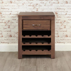 Classic Sheesham Wood Walnut Finish Bar Cabinet