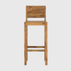 Classic Sheesham Wood Natural Finish Bar Chair #1