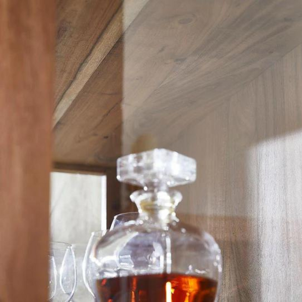 Colonial Acacia Wood Crockery/Display Unit