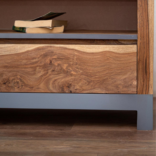 Sheesham Wood TV Unit ( 3 Drawers and 1 Large Open )