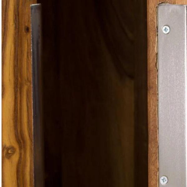 Classic Sheesham Wood 1 Drawer and 2 Doors with Shelves Wardrobe