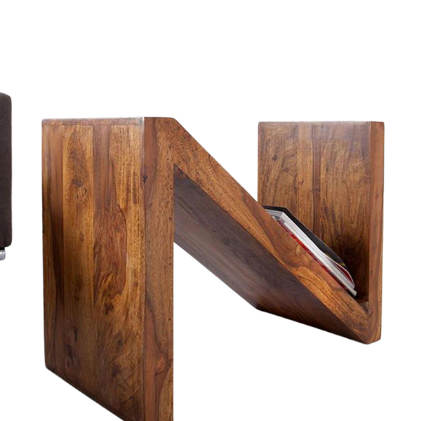 Classic Sheesham Wood Z Shape Side Table